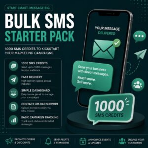 Bulk SMS Starter Pack (1000 SMS)